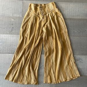 Free People cotton flowing pants